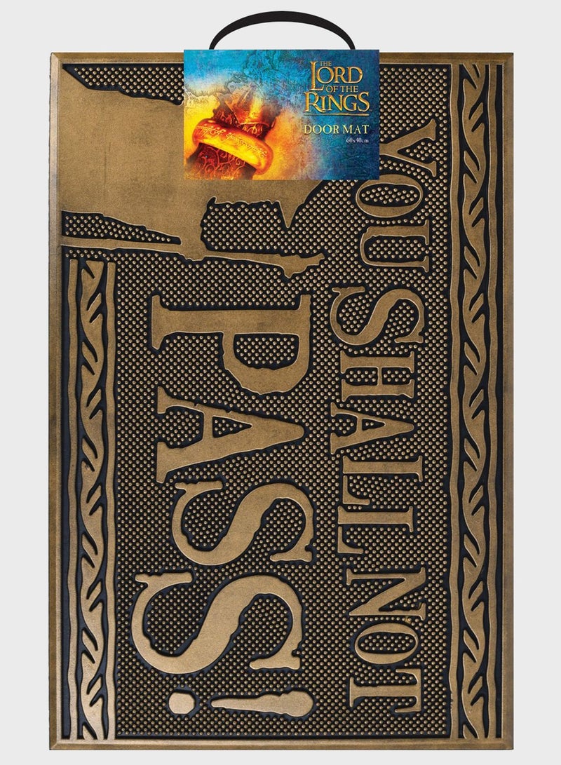 Lord Of The Rings You Shall Not Pass Door Mat