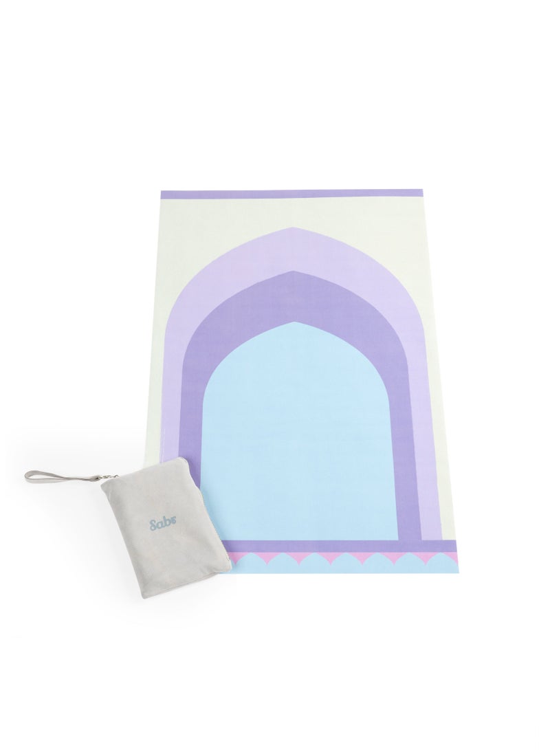 Sabr 'Baghdad' Compact Prayer Mat with Travel Pouch