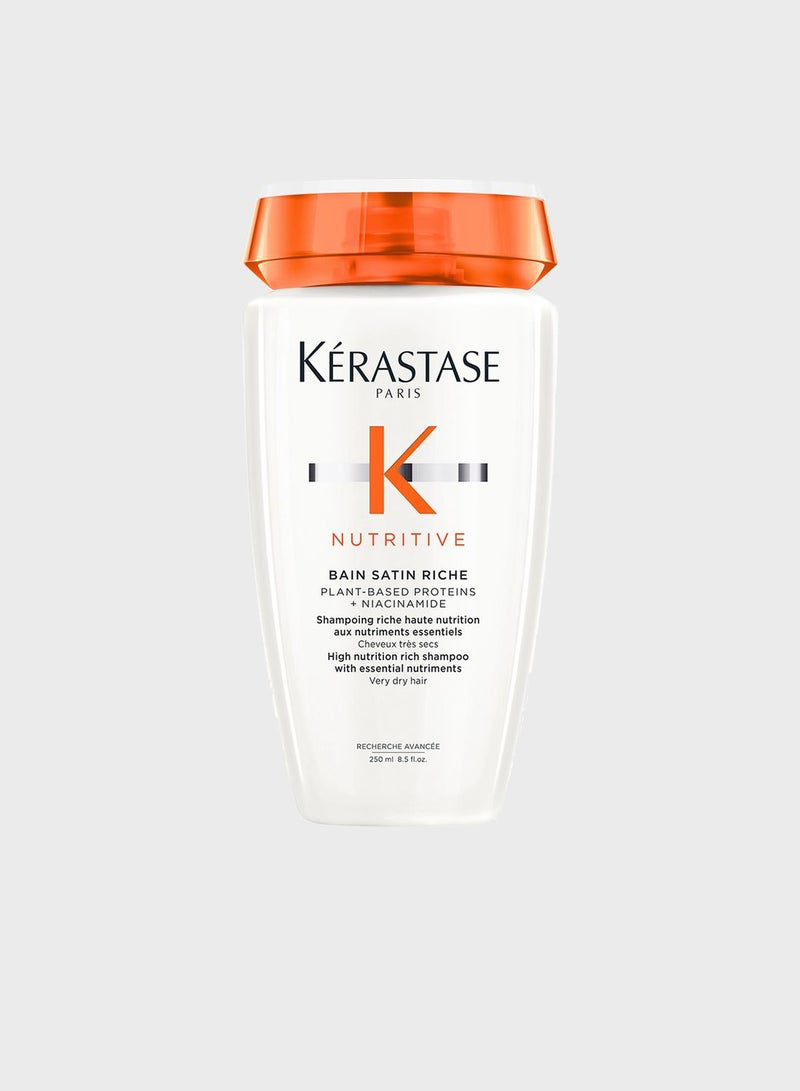 Kerastase Nutritive Bain Satin Hydrating Shampoo for Dry Hair - 250 ml