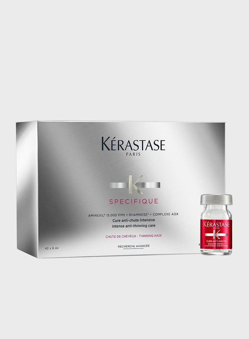 Kerastase Specifique Cure Aminexil Anti-Chute Hair Treatment For Thinning Hair - 42X6ml