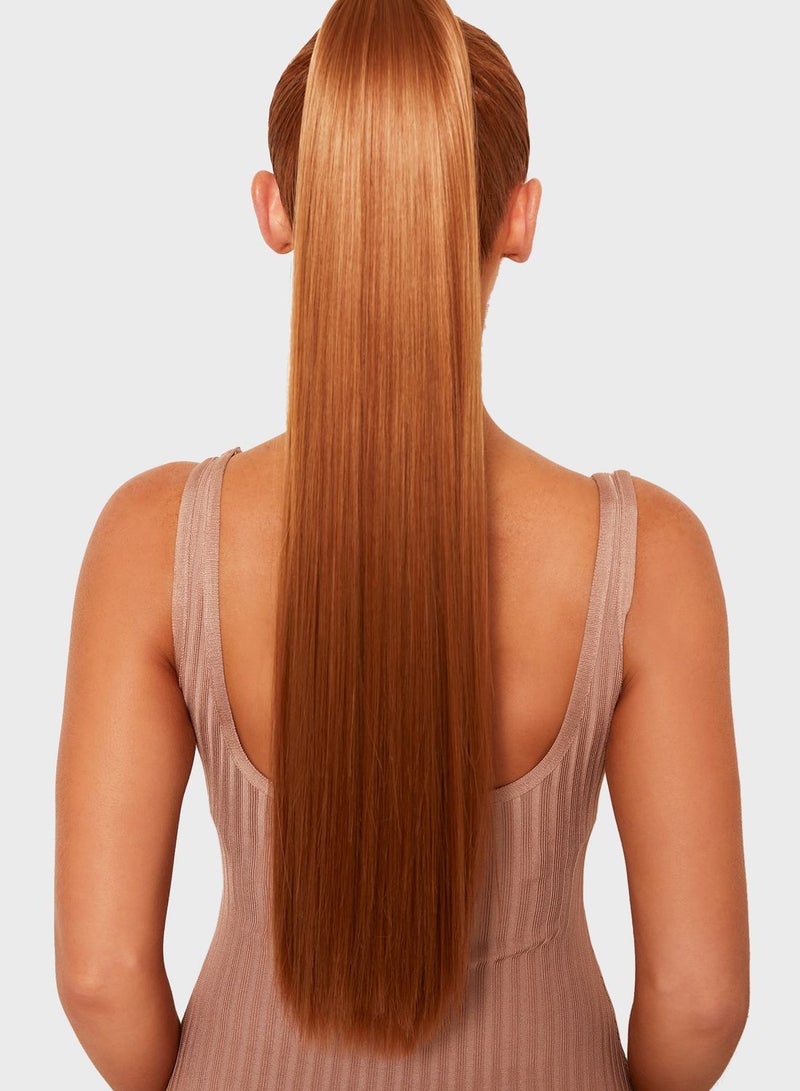 Grande 26 Inch Straight Wraparound Pony - Mix Auburn