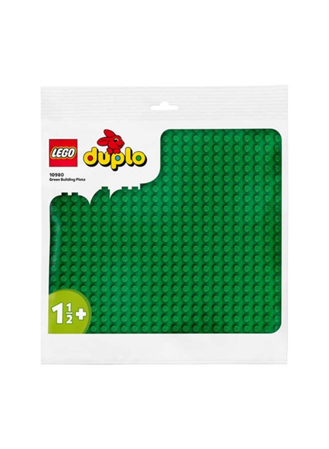 DUPLO® Green Building Plate 10980 Build-and-Display Toy; Baseplate for Creative Construction; Creative Play Equipment; Birthday, Holiday or Any-Time Gift for Preschoolers Aged 18 Months and up (1 Piece) 1+ Years