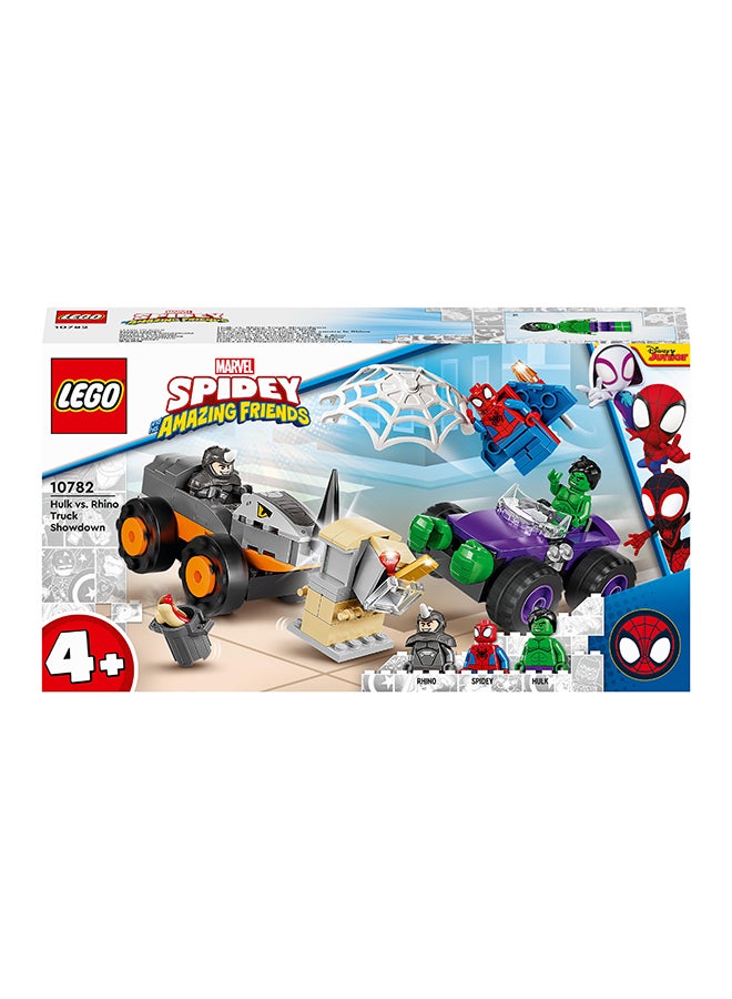 10782 Spidey Hulk vs. Rhino Truck Showdown Building Toy Set