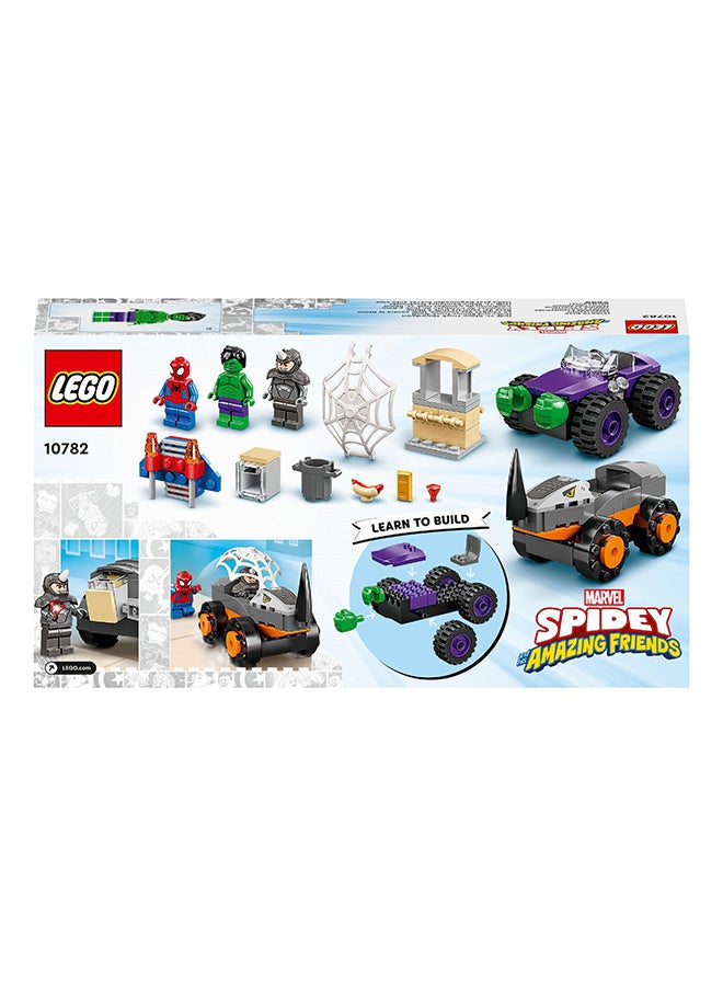 10782 Spidey Hulk vs. Rhino Truck Showdown Building Toy Set