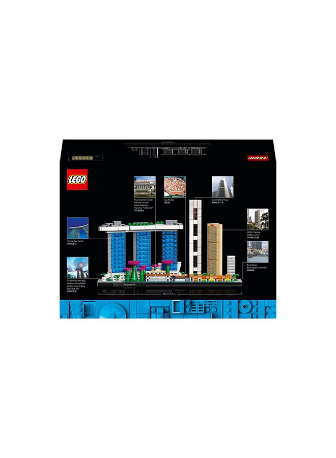 6379806 LEGO 21057 Architecture Singapore Building Toy Set (827 Pieces)