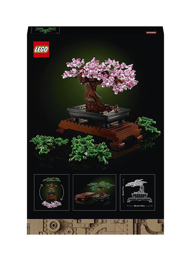 Botanicals Bonsai Tree - Faux Plant for Adults - Home Decor Set with Artificial Cherry Blossom Flowers - DIY Building Project - Gift Idea for Valentine's Day - Botanical Collection - 10281