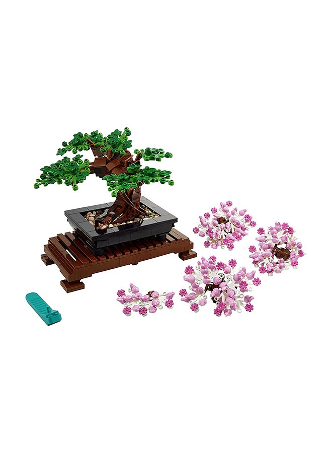 Botanicals Bonsai Tree - Faux Plant for Adults - Home Decor Set with Artificial Cherry Blossom Flowers - DIY Building Project - Gift Idea for Valentine's Day - Botanical Collection - 10281