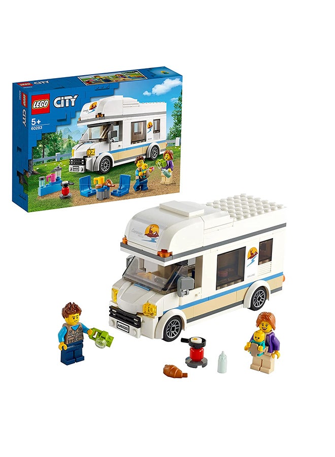 6327954 City Great Vehicles Holiday Camper Van Building Toy Set (190 Pieces) 5+ Years