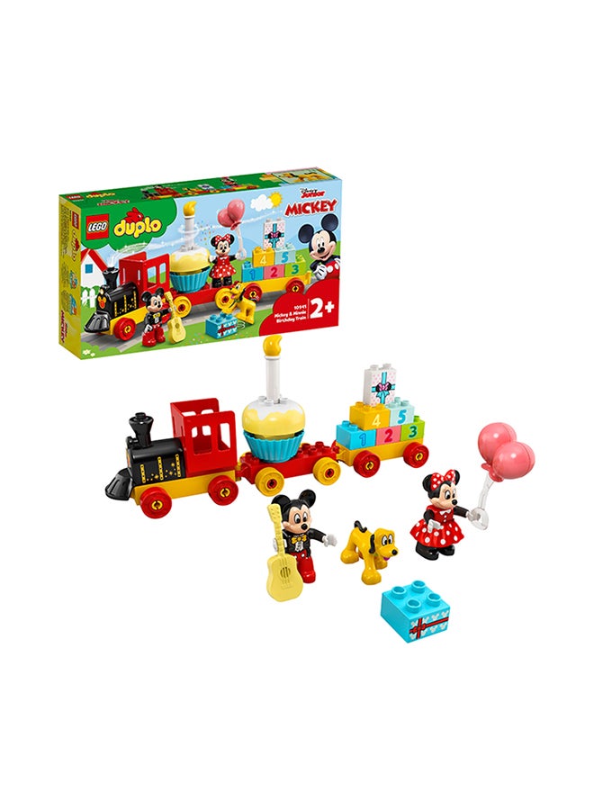 6332154 LEGO 10941 DUPLO Disney TM Mickey & Minnie Birthday Train Building Toy Set (22 Pieces) 1+ Years