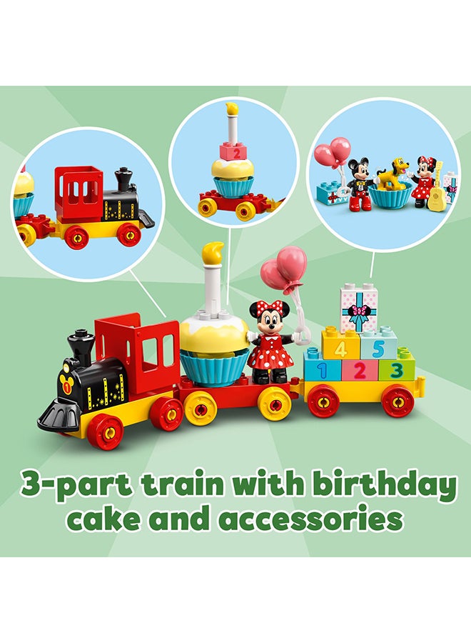 LEGO 10941 DUPLO Disney TM Mickey & Minnie Birthday Train Building Toy Set (22 Pieces)