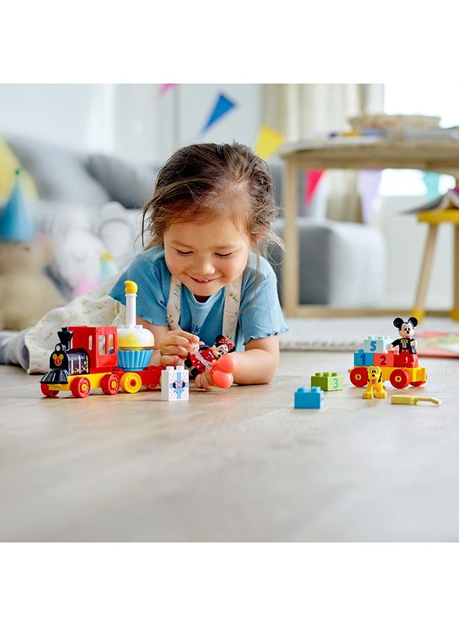6332154 LEGO 10941 DUPLO Disney TM Mickey & Minnie Birthday Train Building Toy Set (22 Pieces) 1+ Years