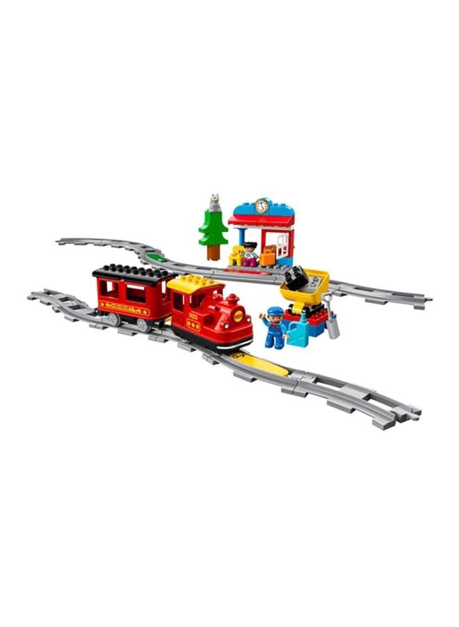 LEGO 10874 DUPLO Town Steam Train Building Toy Set (59 Pieces)