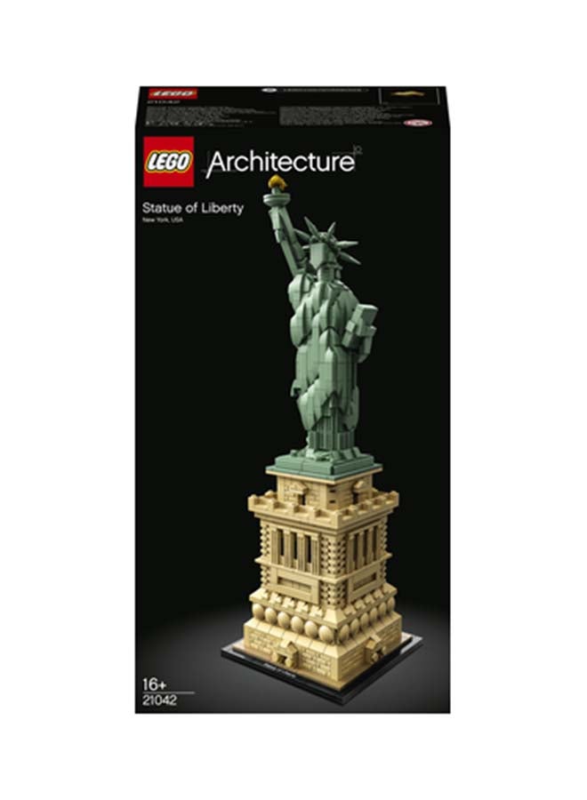 LEGO 21042 Architecture Statue of Liberty Building Toy Set (1685 Pieces)