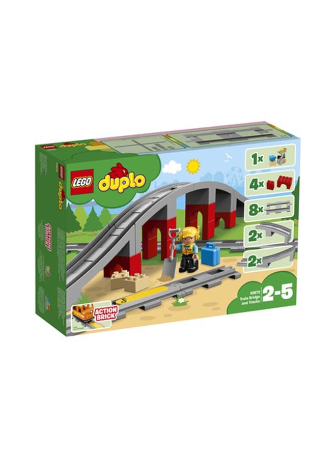 DUPLO Train Bridge And Tracks 10872 Construction Toy 2+ Years (26 Pieces) 2+ Years