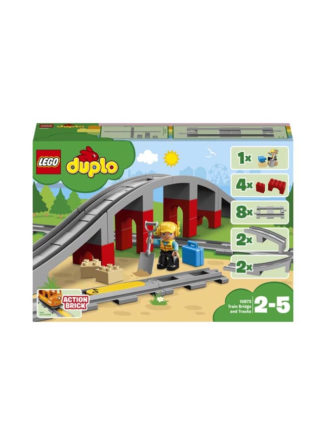 DUPLO Train Bridge And Tracks 10872 Construction Toy 2+ Years (26 Pieces) 2+ Years