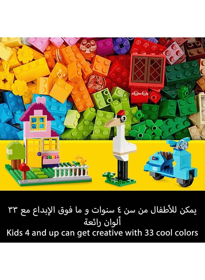 LEGO Classic Large Creative Brick Box, 10698 Create All Kinds Of Buildings With Lego® Bricks, Windows And Doors