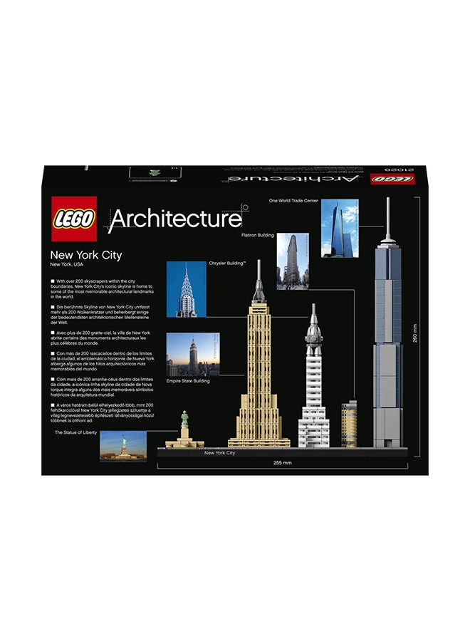 LEGO 21028 Architecture New York City, USA Building Toy Set (598 Pieces)