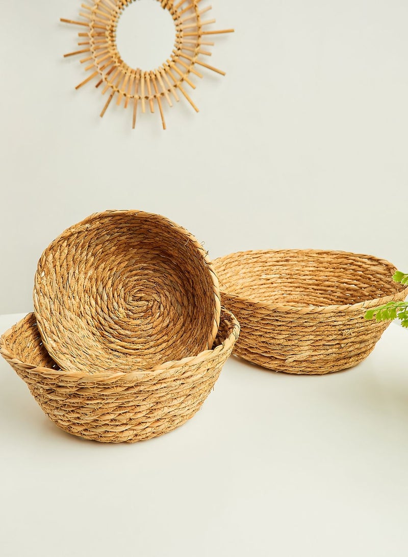 Set Of 3 Seagrass Baskets