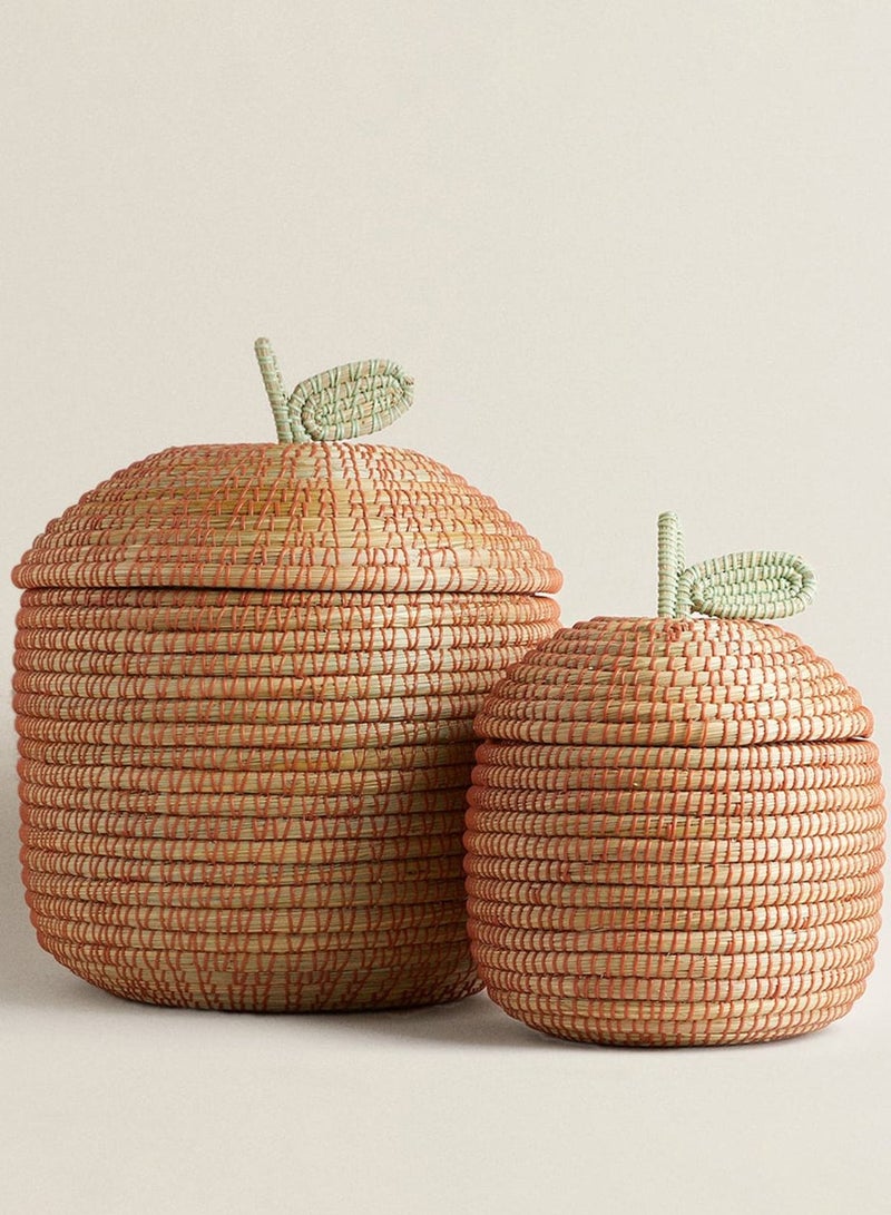Set Of Two Seagrass Basket