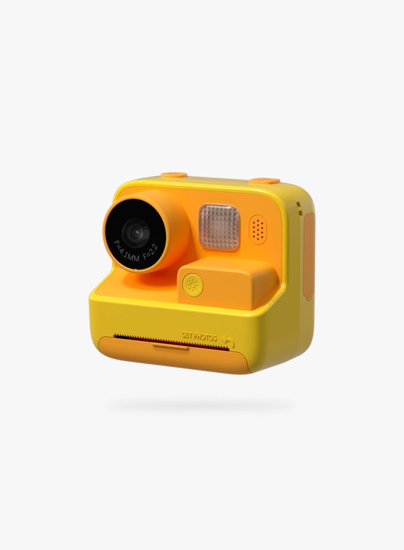 Kids Print Camera 48MP 1080P 800mAh - Yellow