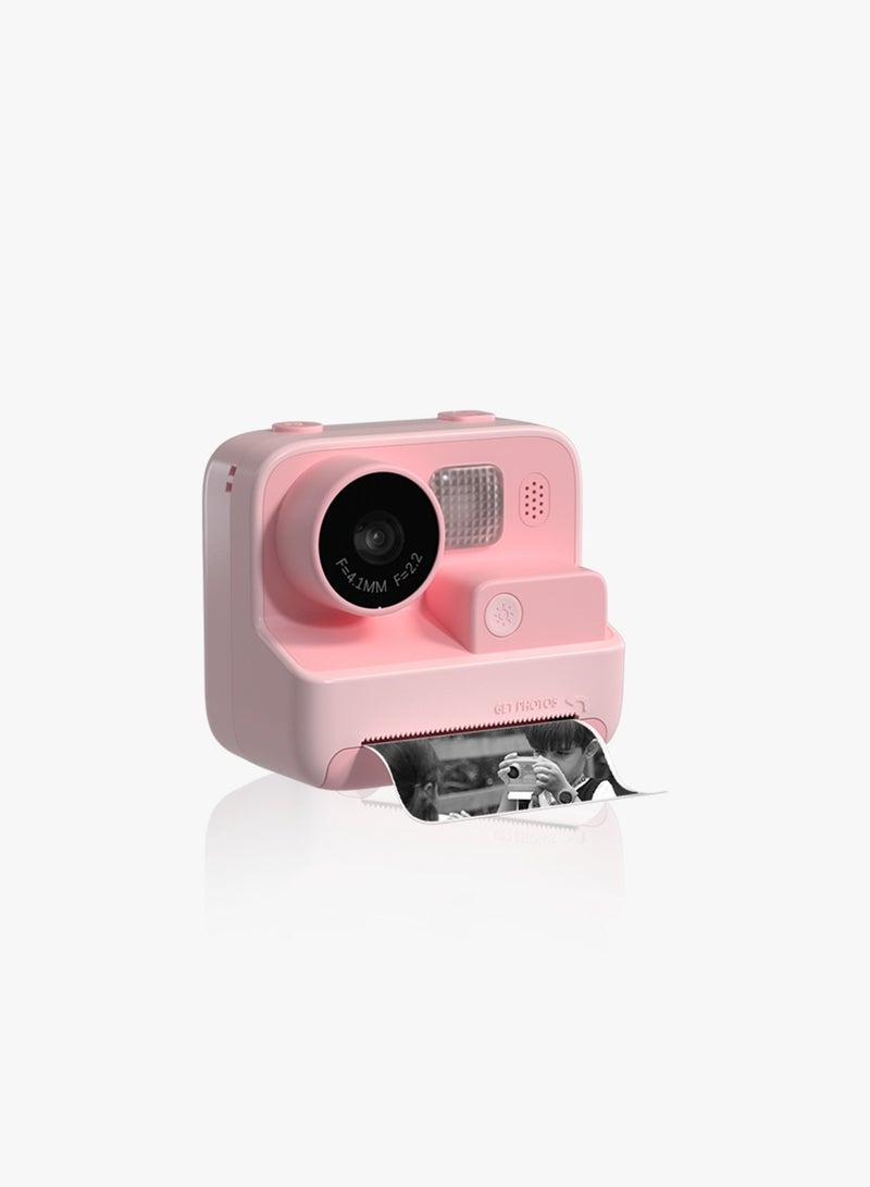 Kids Print Camera 48MP 1080P 800mAh - Pink