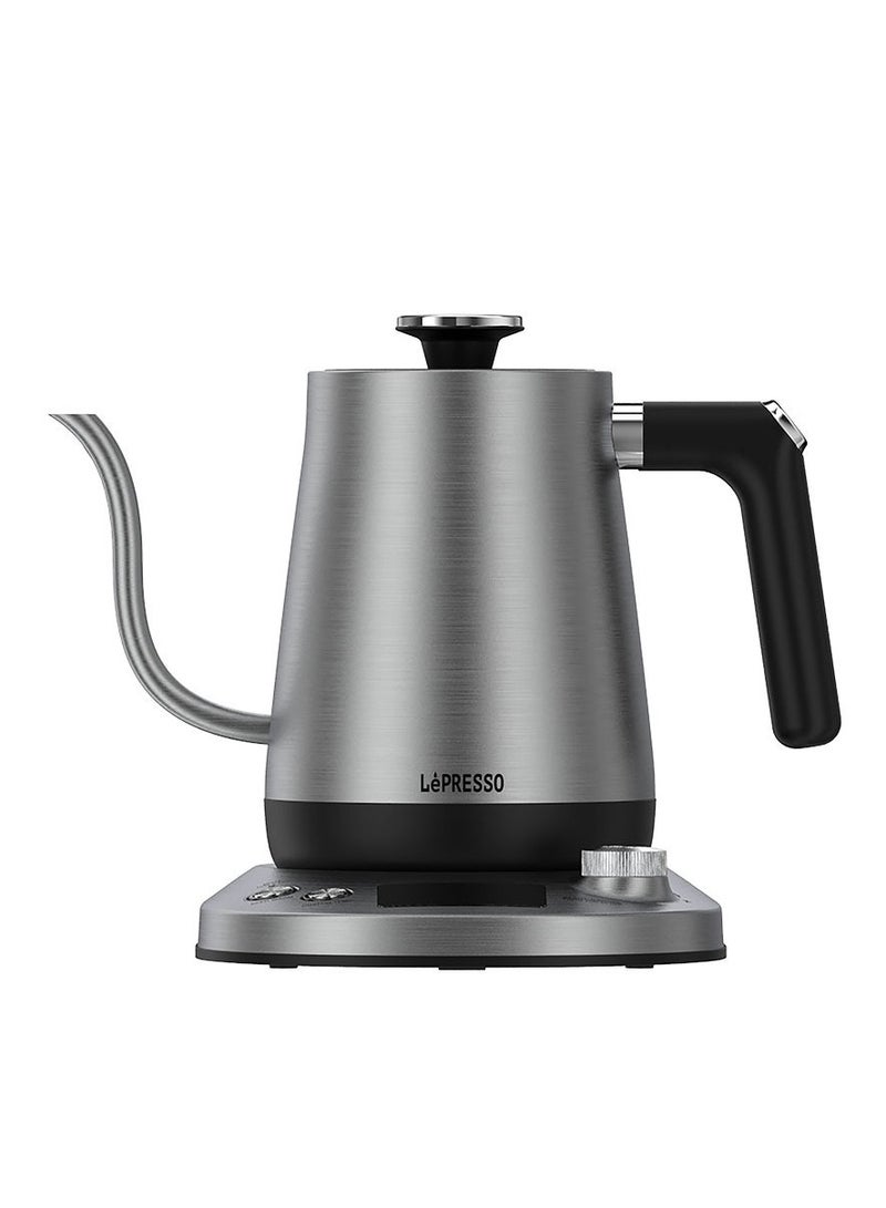 Pour-Over Electric Temperature Controlled Kettle 800mL - Gray