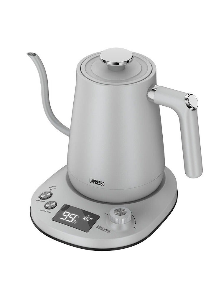 Pour-Over Electric Temperature Controlled Kettle 800mL - White