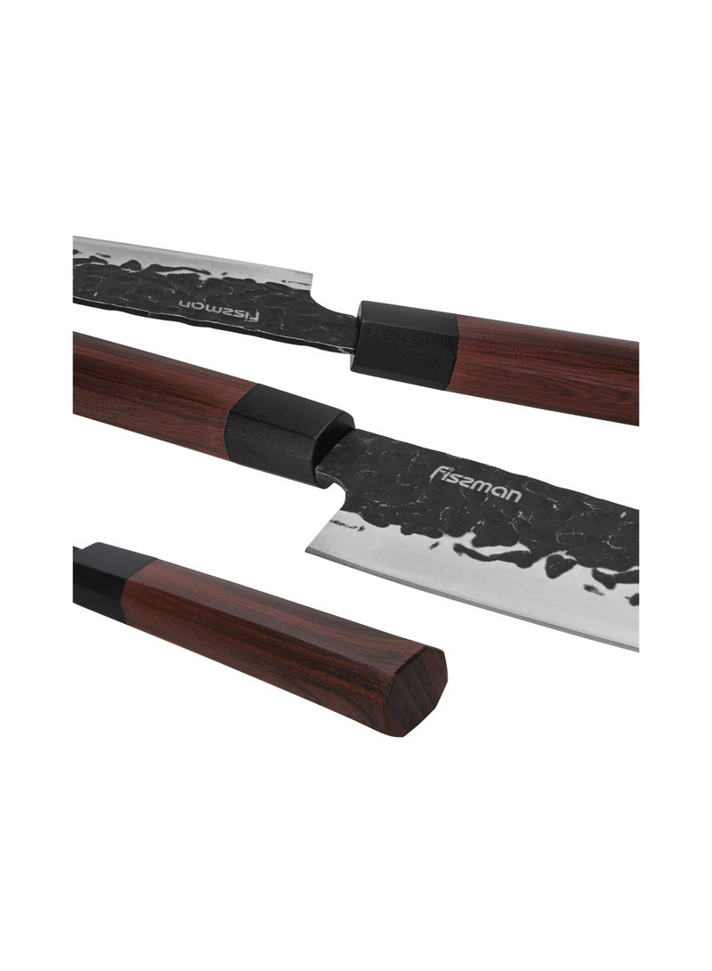6-Piece Knife Set Kendo Series X30Cr13 Steel