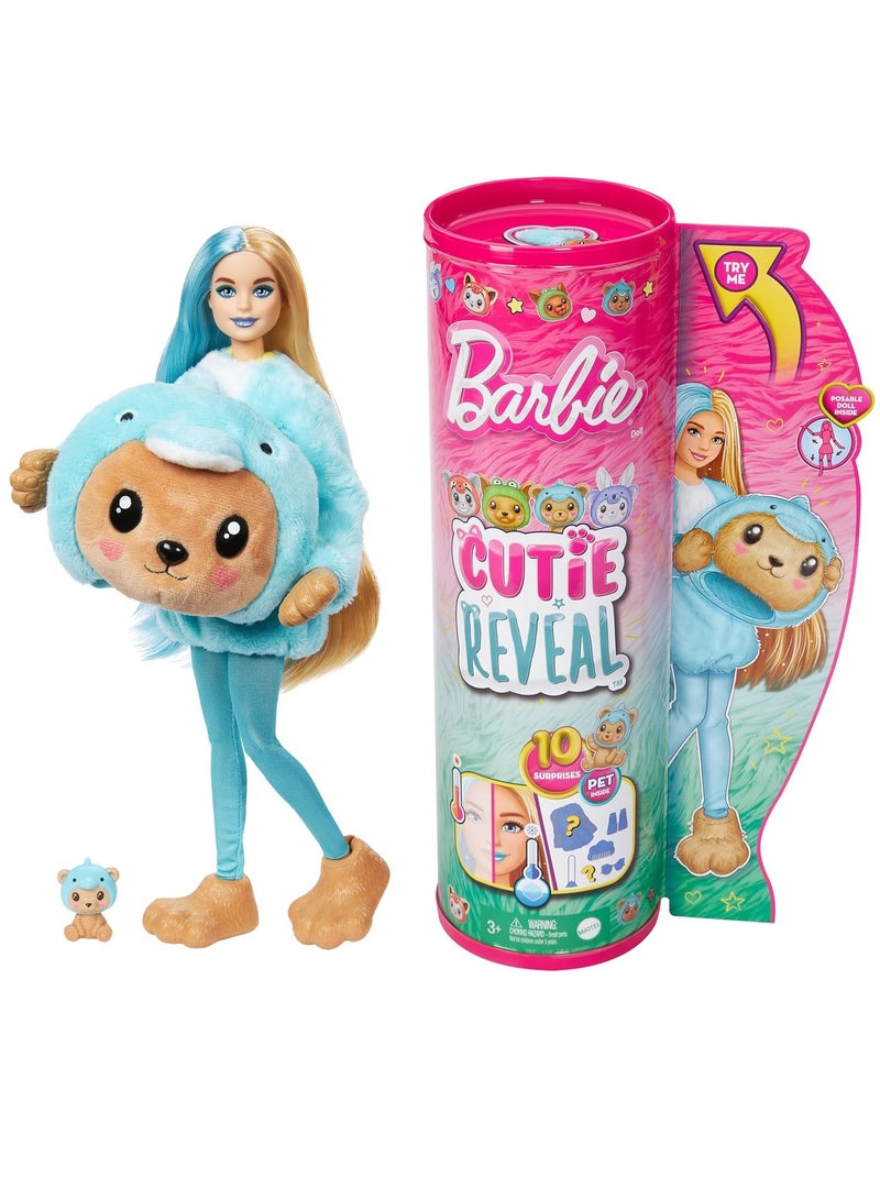 Barbie Cutie Reveal Costume Doll - Teddy in Dolphin