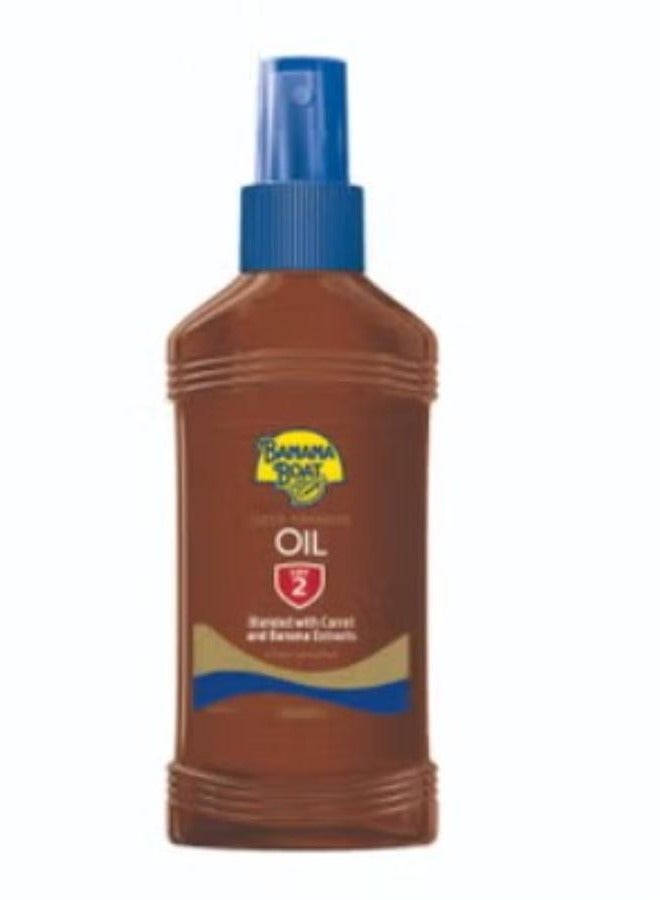 Banana Boat Deep Tanning Oil Spray with Carrot & Banana Extracts 236 ml