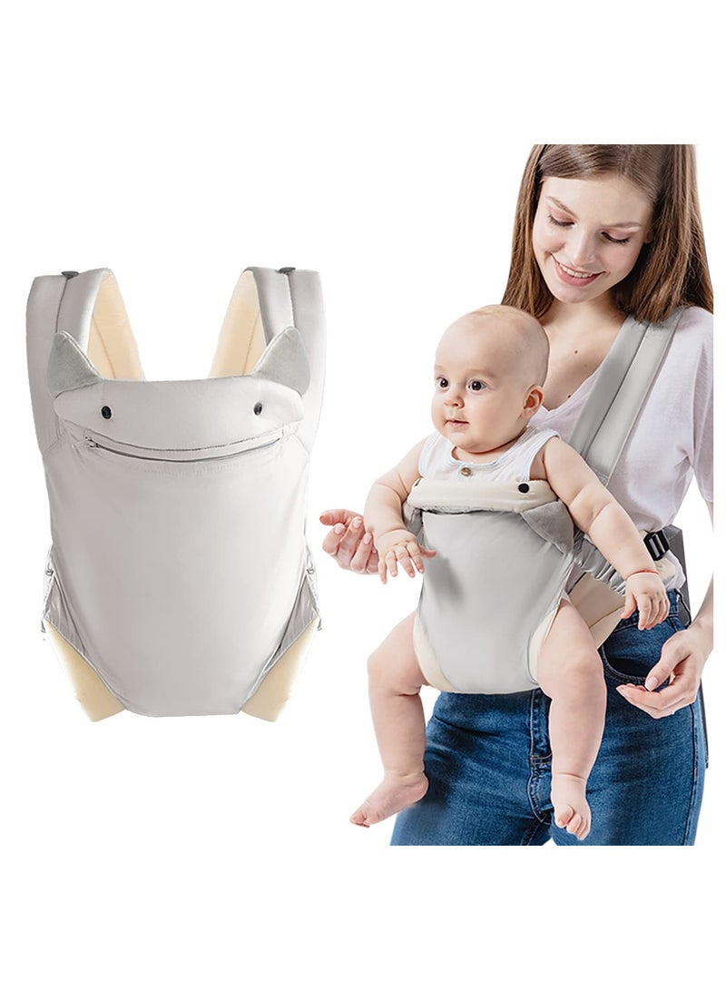 Baby Carrier with Pocket 4-in-1 Easy to Wear Adjustable Breathable Carrier Slings Perfect for Newborn to Infants up to 15KG Toddlers