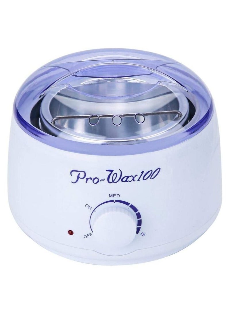 Heat And Melt Wax Machine With 2 Wax Bag White/Purple