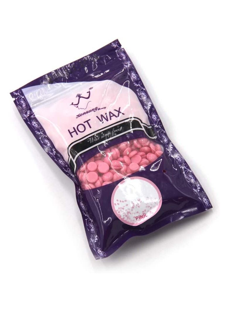 Pack Of 2 Hot Wax With Wax Heating Machine White/Purple/Pink