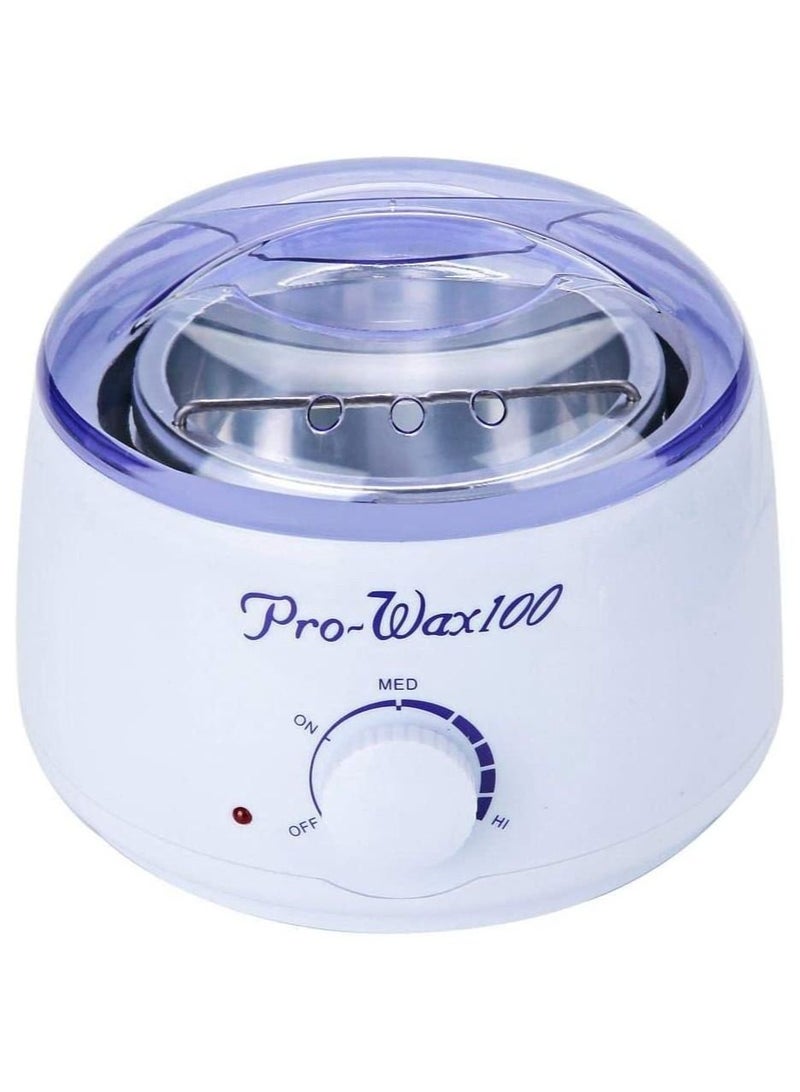 Heat And Melt Wax Machine With 2 Wax Bag White/Purple