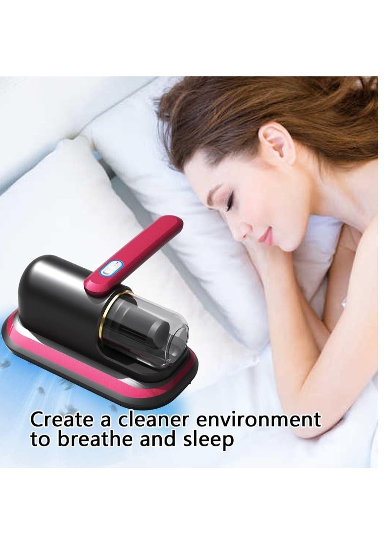 Bed Vacuum Cleaner Upgraded Cordless UV Vacuum Cleaner, Handheld deep Mattress Vacuum Cleaner, Effectively Cleans Bedding, Sofas, Carpets and Other Fabric Surfaces.