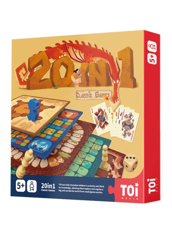 Table 20 In 1 Dragon And Treasure Classic Game 30cm