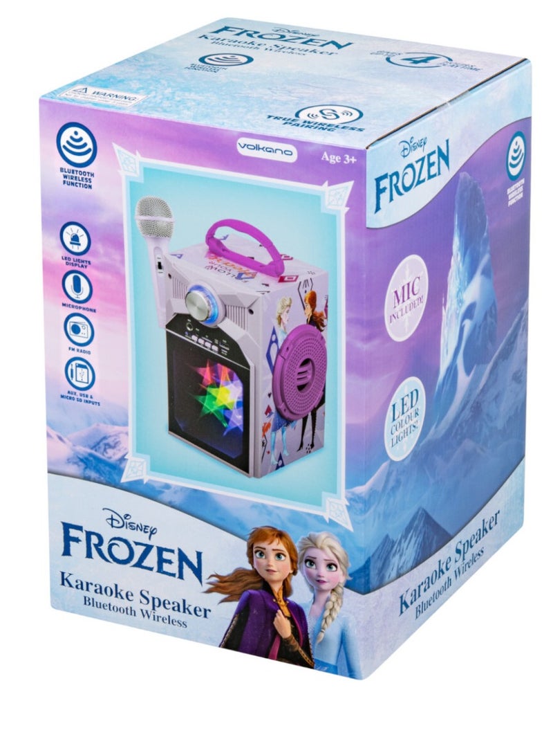 Disney Frozen Bluetooth Karaoke Speaker with Microphone