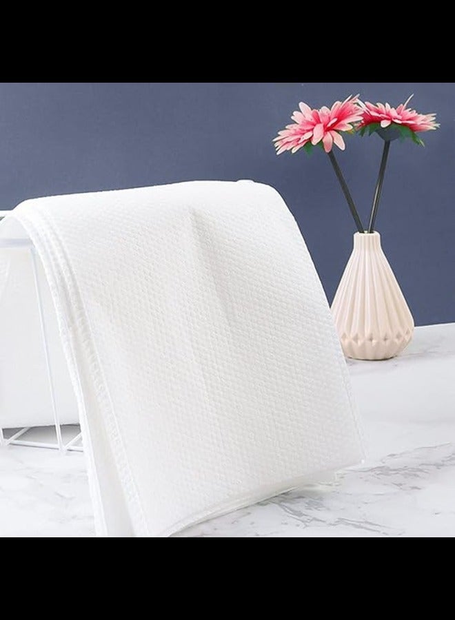 25-Pieces Disposable Bath Towel White 70x140cm