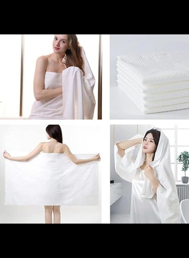 25-Pieces Disposable Bath Towel White 70x140cm