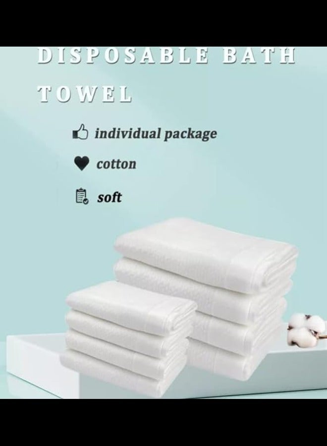 25-Pieces Disposable Bath Towel White 70x140cm