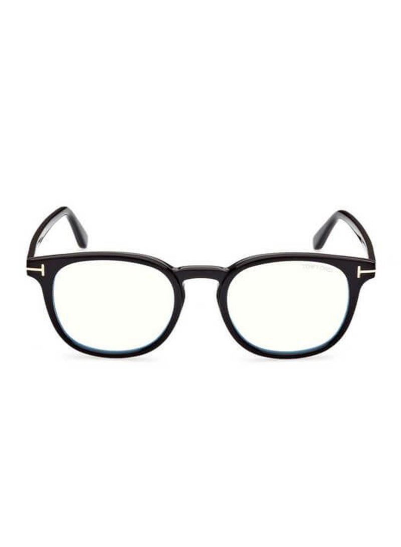 Men's Round Eyeglasses - TF5819-B ECO 001 52 - Lens Size: 52 Mm