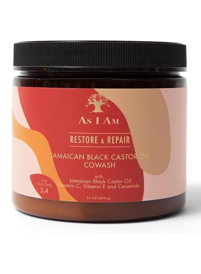 Restore & Repair Jamaican Black Castor Oil CoWash 454g