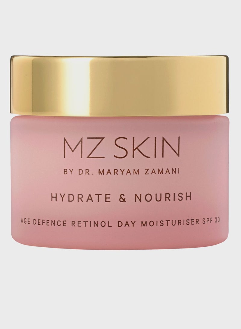 Hydrate & Nourish Age Defence Retinol Day Moisturiser Spf 30Â