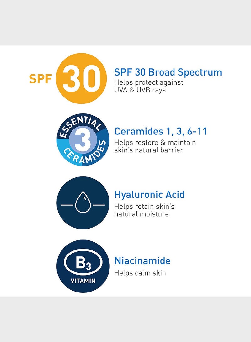 AM Facial Moisturizing Lotion SPF30 with Hyaluronic Acid 52Ml