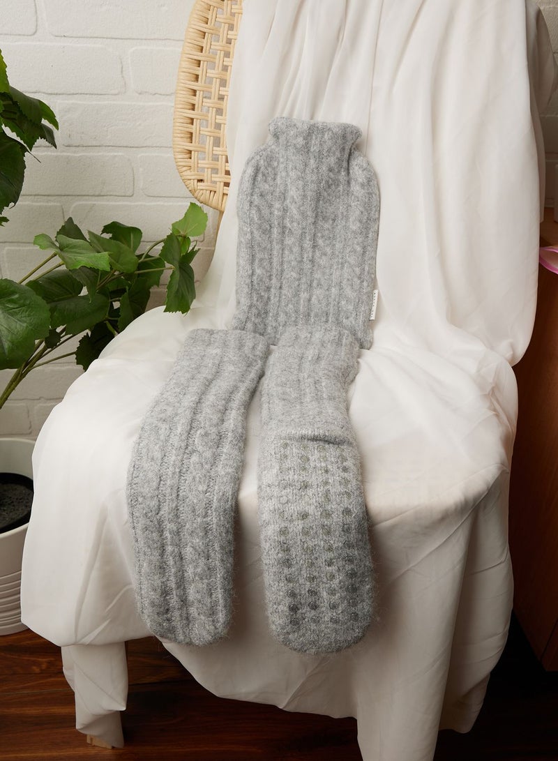 Megani Hot Water Bottle And Sock Gift Set