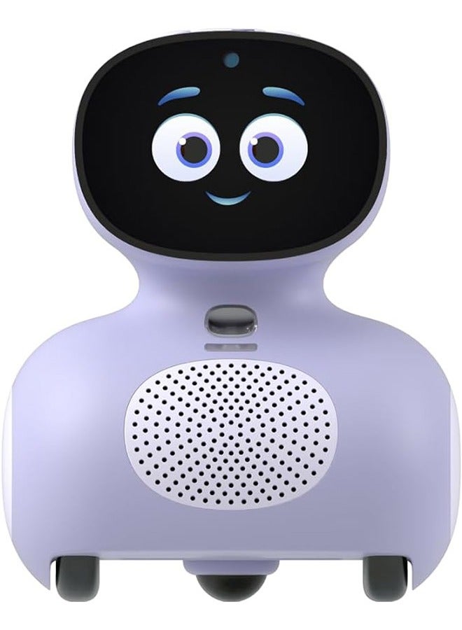 Mini With 30 Day Max: AI-Enhanced Intelligent Robot For Children Interactive Bot Equipped With Coding, A Wide Array Of Games Ideal Gift for Boys And Girls Of Ages 5-12 - Purple