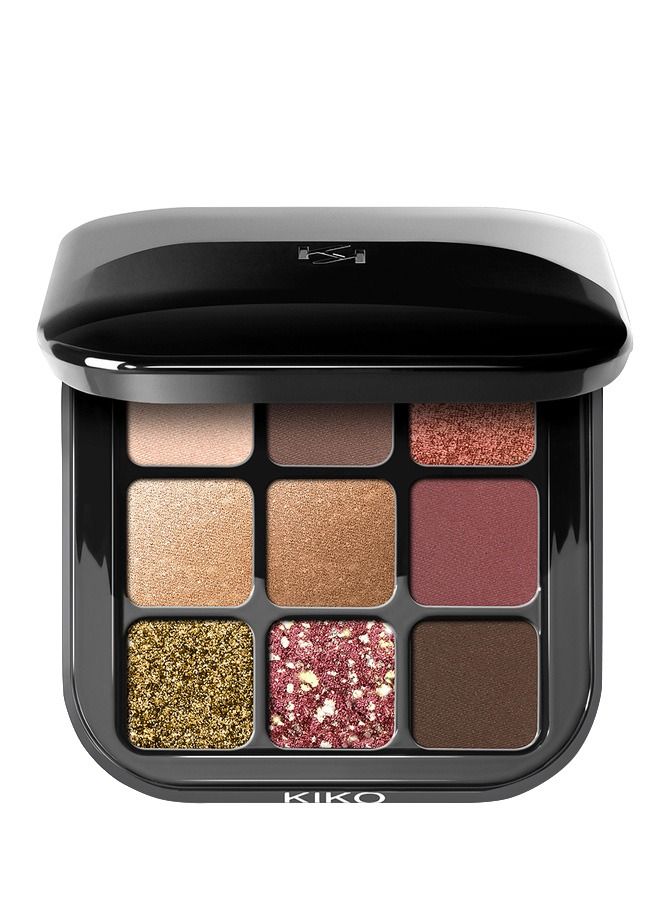 Glamour Multi Finish Eyeshadow Palette 03 Burgundy Notes