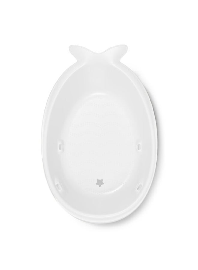Bath Tubmoby Smart Sling 3 - Stage Tub, Pvc - Free, Phthalate - Free, Non Slip Bath Tub For New Born With Drain Plug, Birth To 11Kg - White Colour