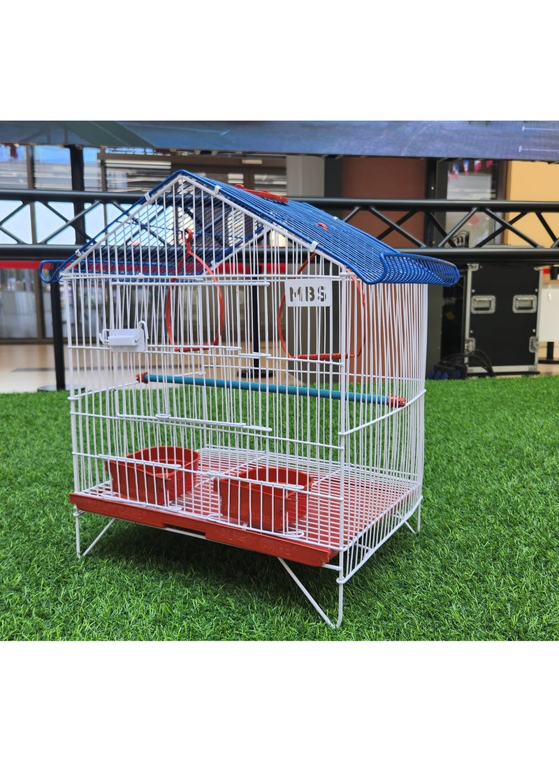 MBS Baby Large Bird Cage  Spacious Sanctuary for Your Feathered Companions 48.26 x 45.72 x 35.56 cm