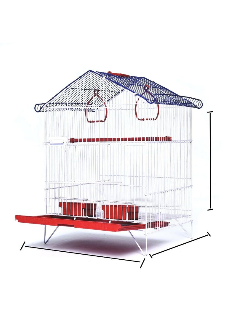 MBS Baby Large Bird Cage  Spacious Sanctuary for Your Feathered Companions 48.26 x 45.72 x 35.56 cm